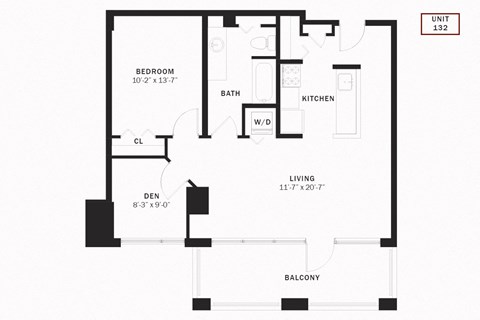 Columbia 1 Bedroom Den